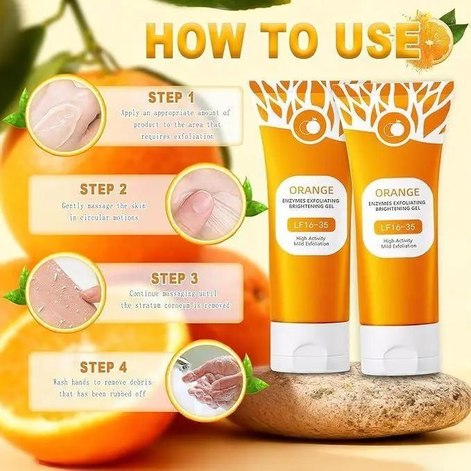 Orange Enzymes Exfoliating Brightening Gel Mantra Luxe