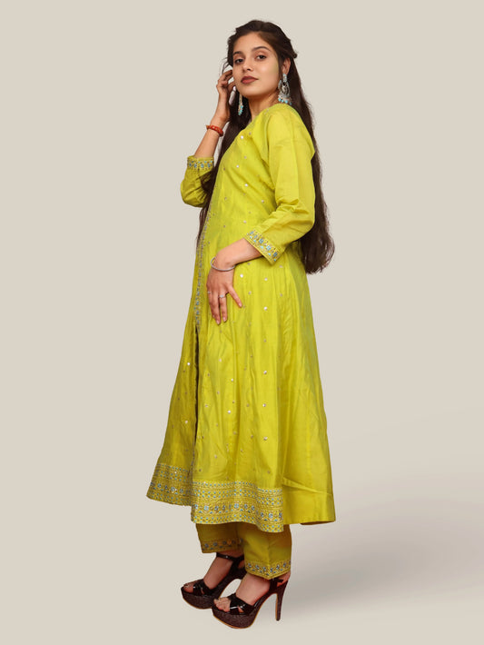 Women's Cotton Kurta-Pant, and Dupatta Set-1