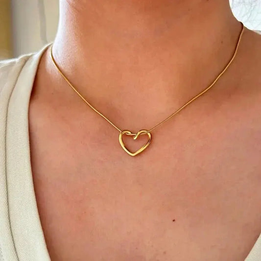 Heart Pendant Necklace - Elegant Love Gift Jewelry-1