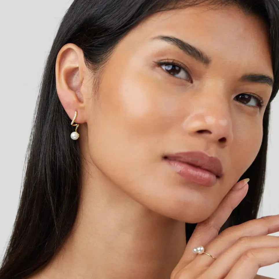 Pearl Wave Earring-4
