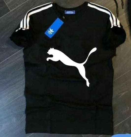 Regular Fit T-Shirt (Black, L) 8969