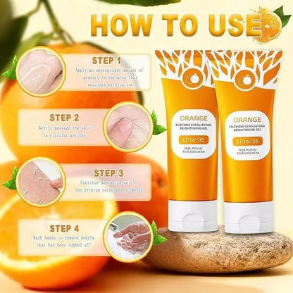 Orange Enzymes Exfoliating Brightening Gel Mantra Luxe