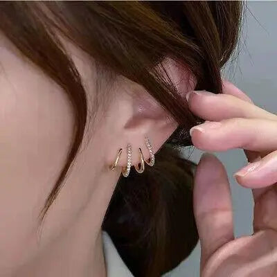 Spiral Hoop Earrings - Sori Style-4