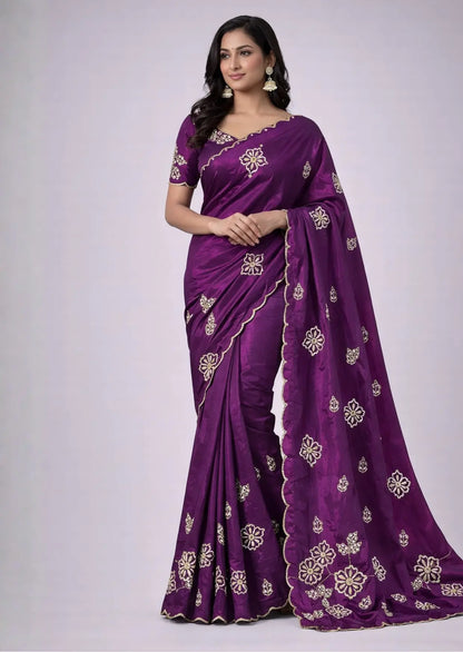 JamuniRoop Khatli Handcrafted Silk Saree-2