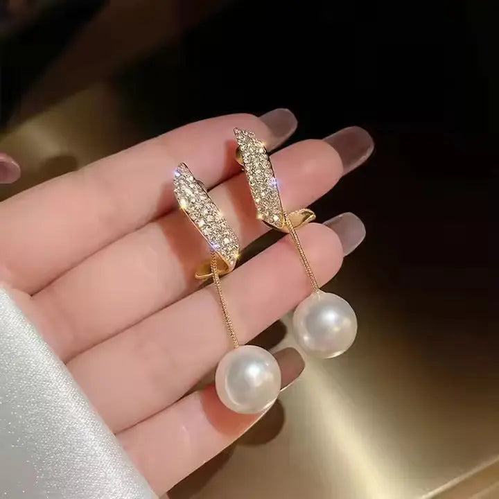 Pearl Drop & Dangler Earring - Sori Style-1