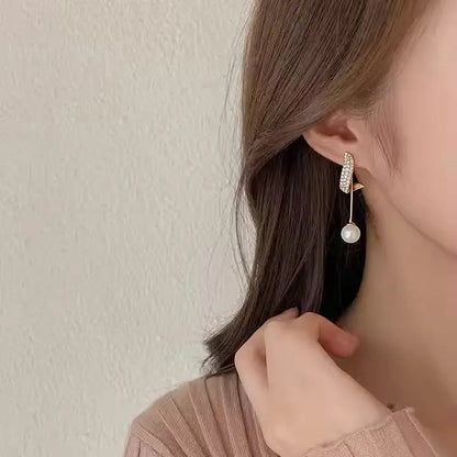 Pearl Drop & Dangler Earring - Sori Style-3