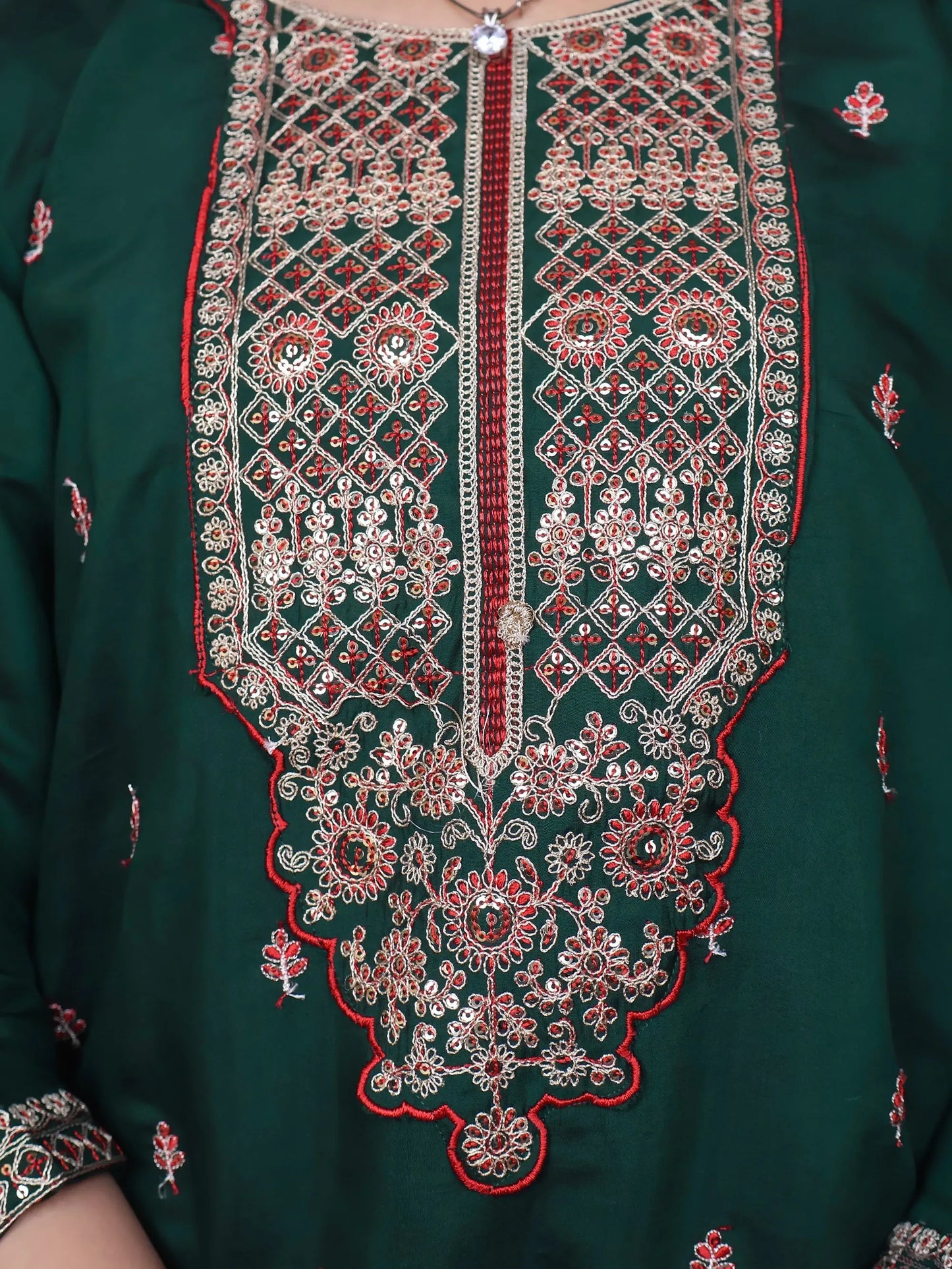 Women's Viscose Kurta-Pant, and Dupatta Set-3