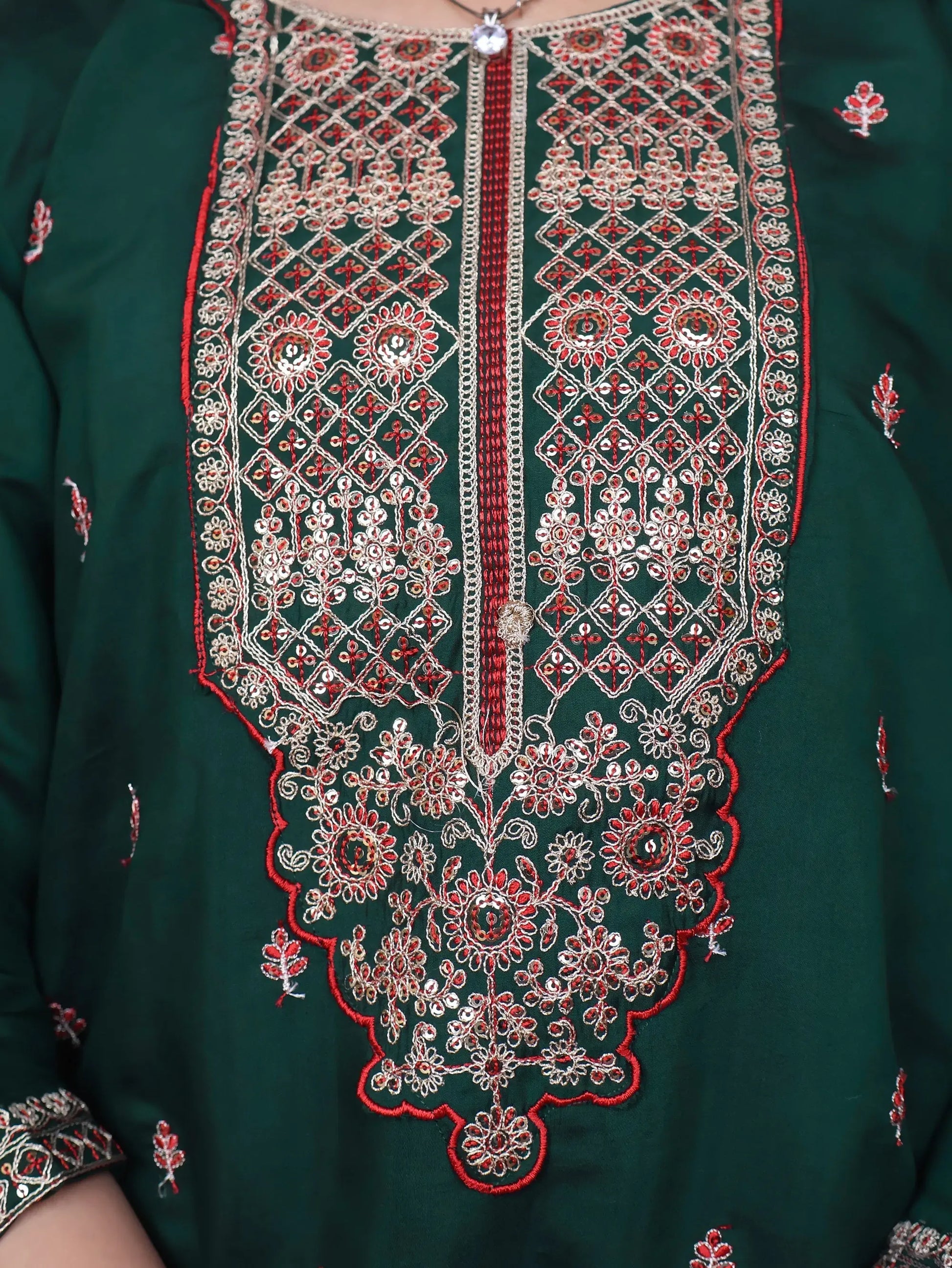 Women's Viscose Kurta-Pant, and Dupatta Set-3