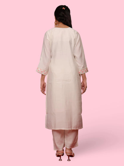 Women's Cotton Rayon Kurta-Pant, and Dupatta Set-2