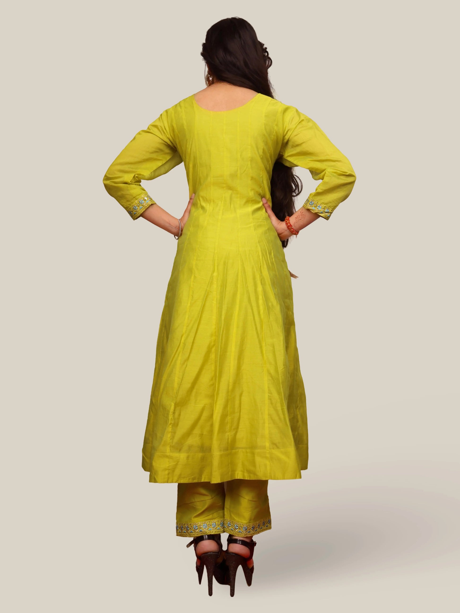 Women's Cotton Kurta-Pant, and Dupatta Set-2