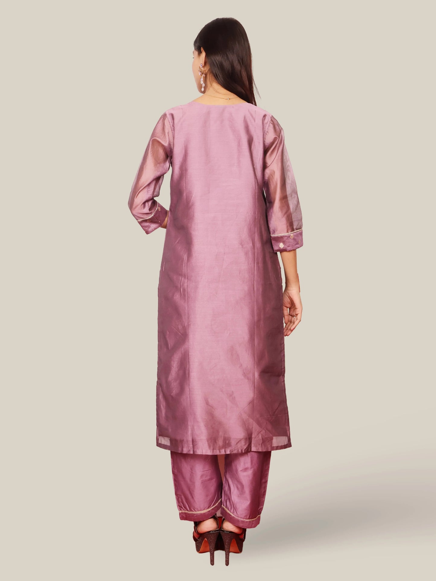 Women's Silk Kurta-Pant, and Dupatta Set-2