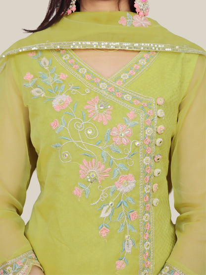 Women's Cotton Kurta-Pant, and Dupatta Set-3