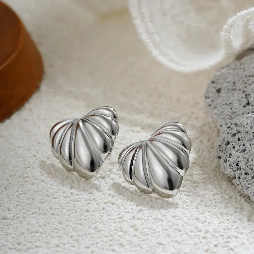 Three-Layer Textured Knot Earrings for Women-28