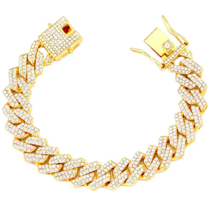 14MM Cuban Link Chain Bracelet-12