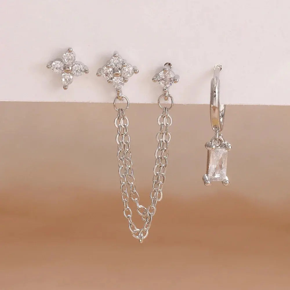Zodiac Birthstone Earrings Set for Everyday Celestial Style-7