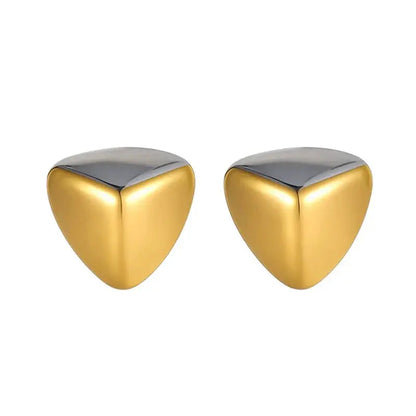 Hypoallergenic Geometric Stud Earrings for Women-12