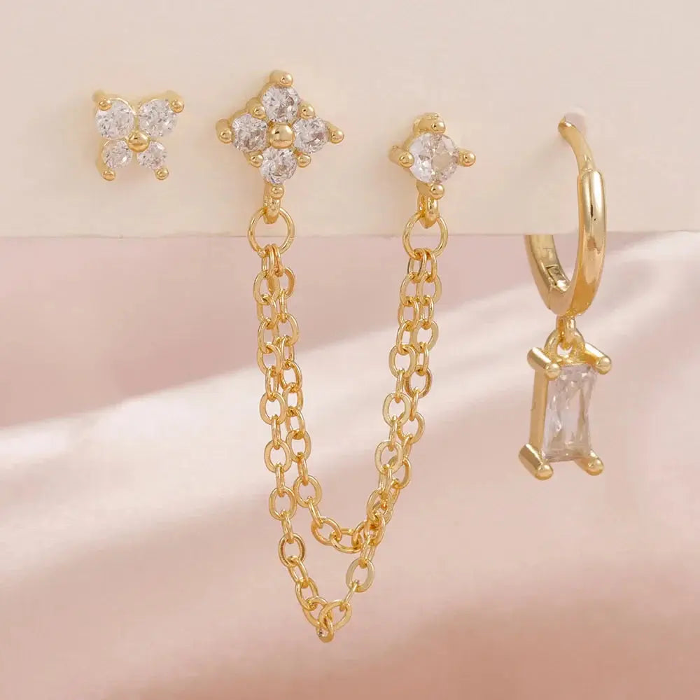 Zodiac Birthstone Earrings Set for Everyday Celestial Style-14