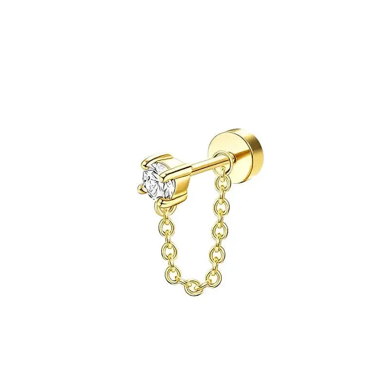 Bobisty Stud Hoop Earrings-13
