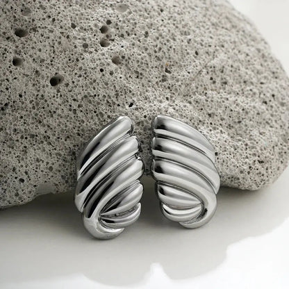 Three-Layer Textured Knot Earrings for Women-25
