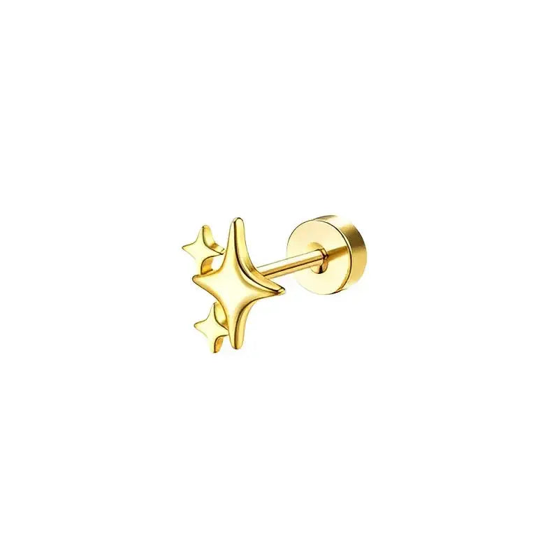 Bobisty Stud Hoop Earrings-5