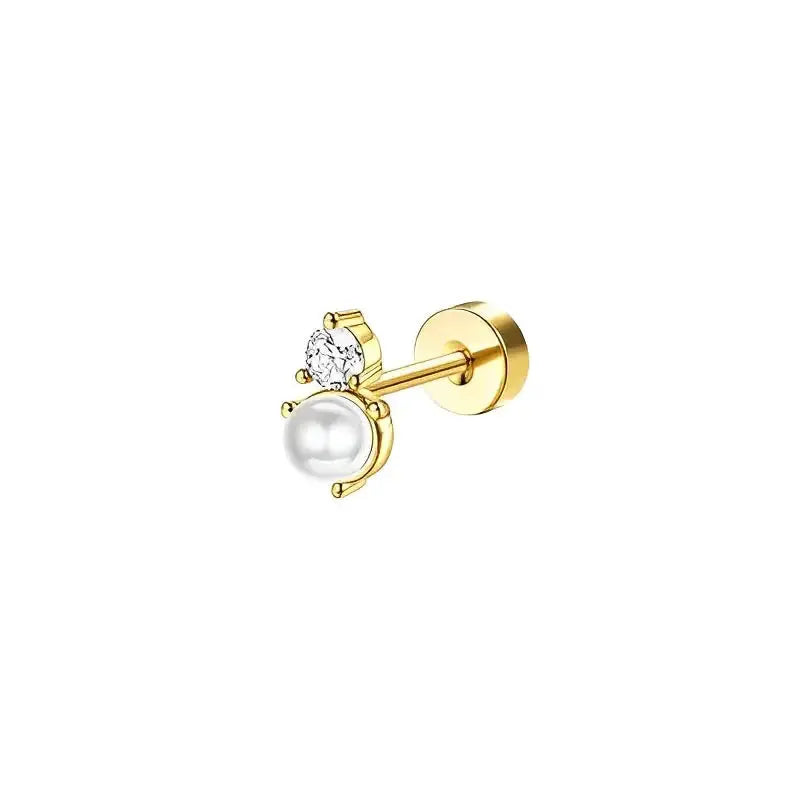 Bobisty Stud Hoop Earrings-7