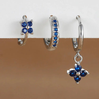 3PCS Flower Drop and Dangle Earring-21