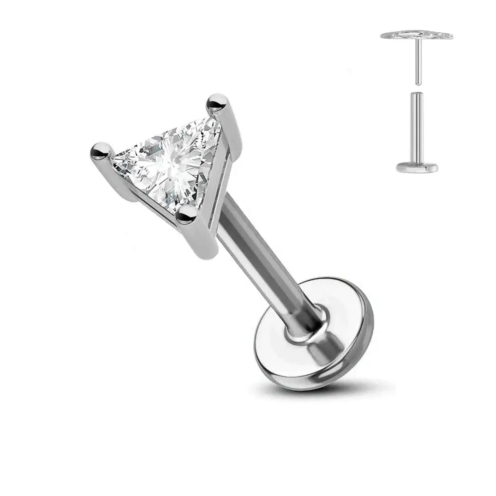 Titanium Flower Stud Piercing Earring-19