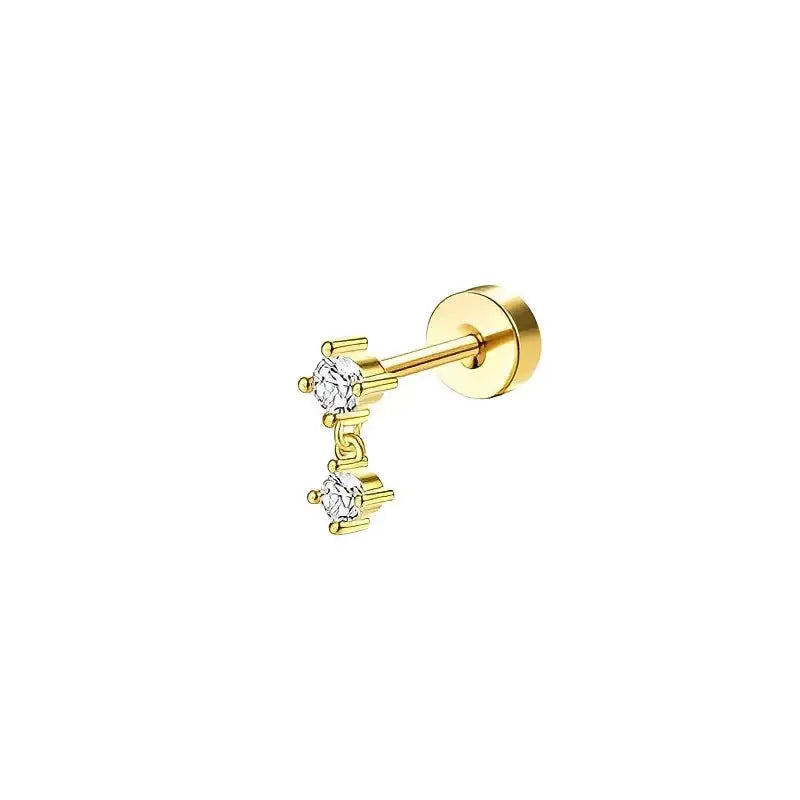 Bobisty Stud Hoop Earrings-16
