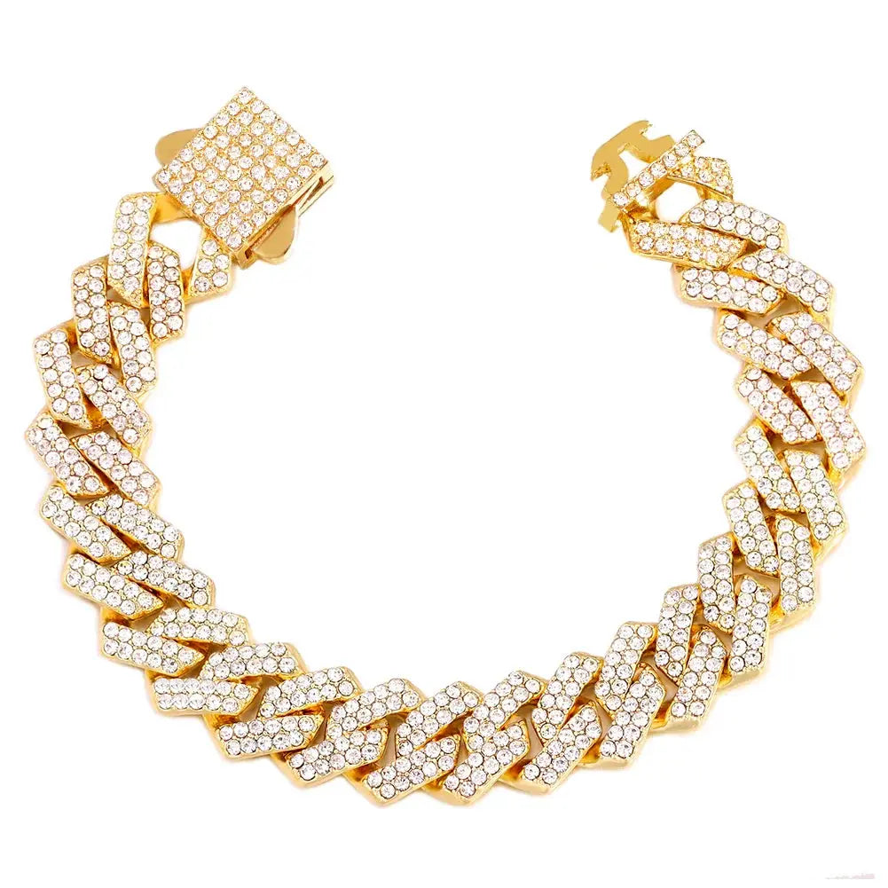 14MM Cuban Link Chain Bracelet-8