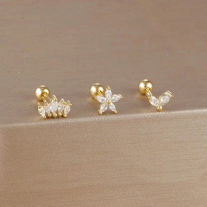 3PCS Crown Stud Earring Set for Women-15
