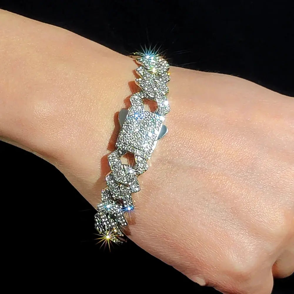 14MM Cuban Link Chain Bracelet-1