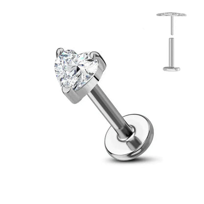 Titanium Flower Stud Piercing Earring-10