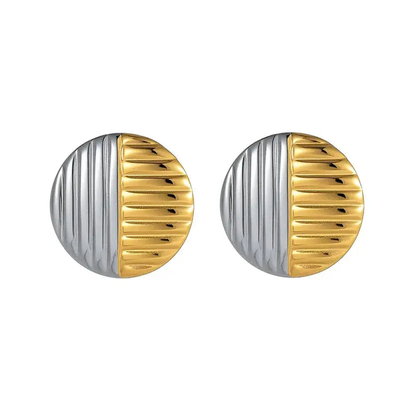 Hypoallergenic Geometric Stud Earrings for Women-13