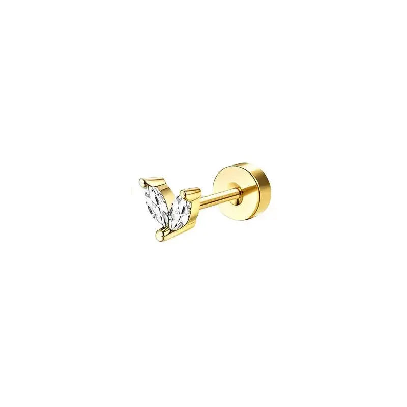 Bobisty Stud Hoop Earrings-12
