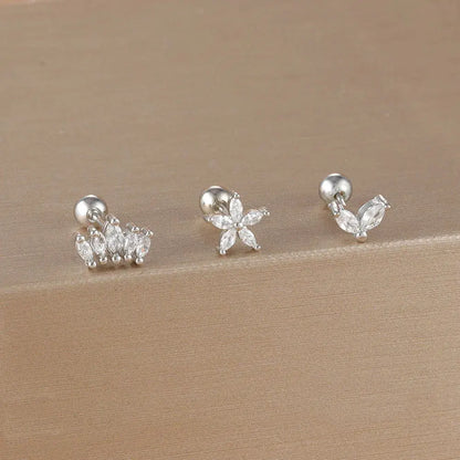 3PCS Crown Stud Earring Set for Women-14