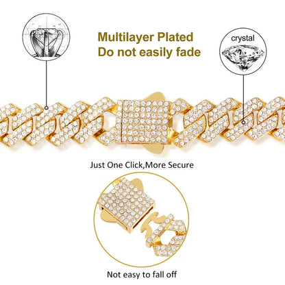14MM Cuban Link Chain Bracelet-2