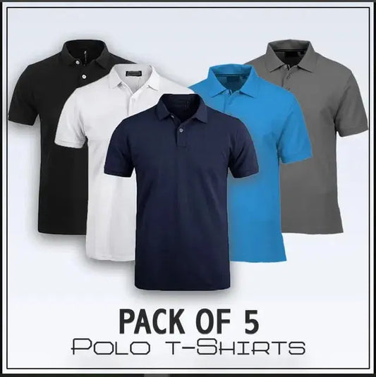 pack of 5 polo tshirt 1394