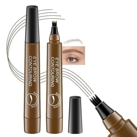 Waterproof Microblading Eyebrow Pencil with a Micro-Fork Tip Applicator Pack of 2 18279