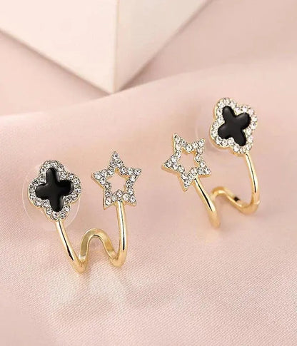 Four-Leaf Clover Earrings - Sori Style-4