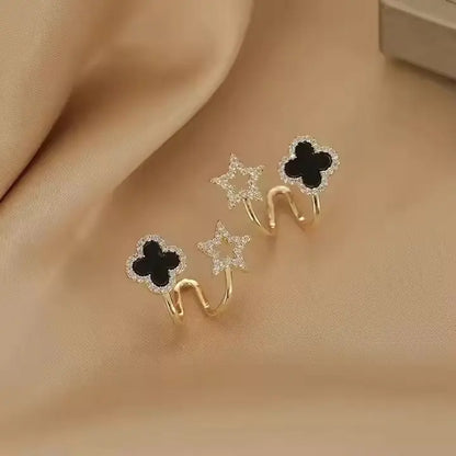 Four-Leaf Clover Earrings - Sori Style-1