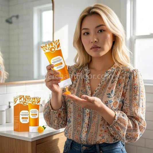 Orange Enzymes Exfoliating Brightening Gel Mantra Luxe