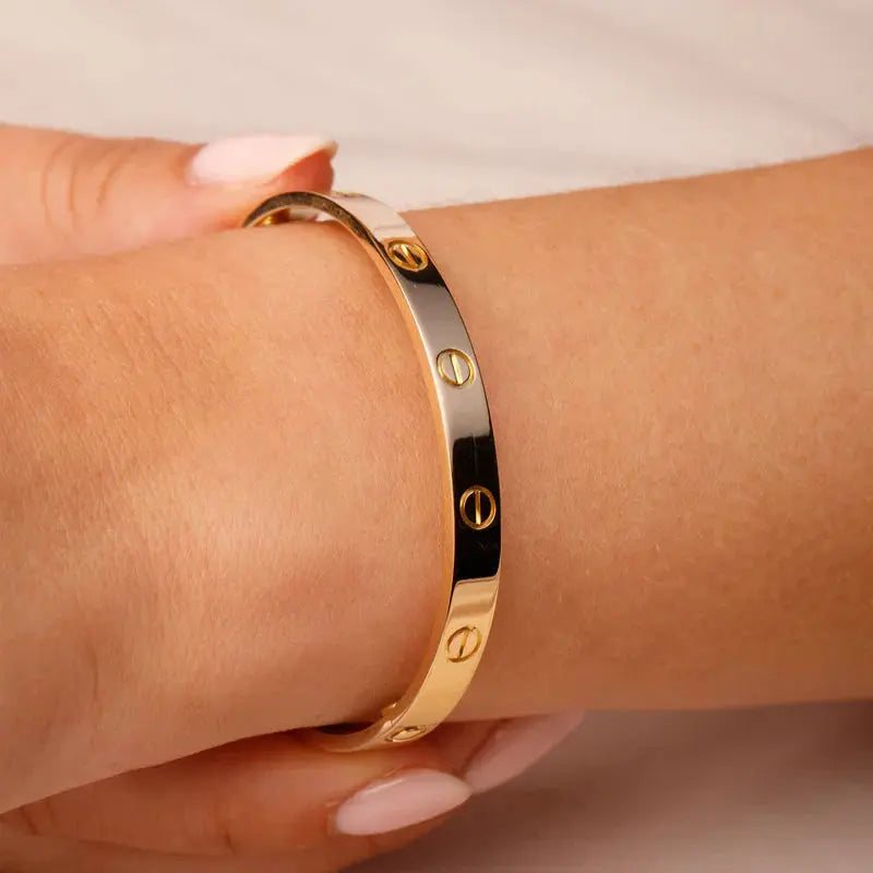 Elegant Screw Bangle Bracelet - Luxury Designer Style-1