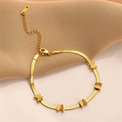 Elegant Butterfly Charm Bracelet-1