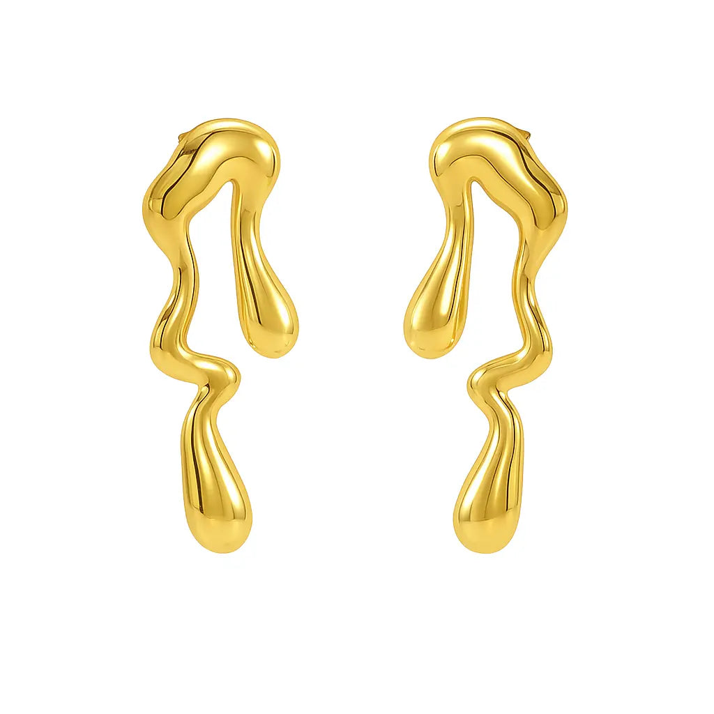 Bold Waterdrop Statement Earring-0