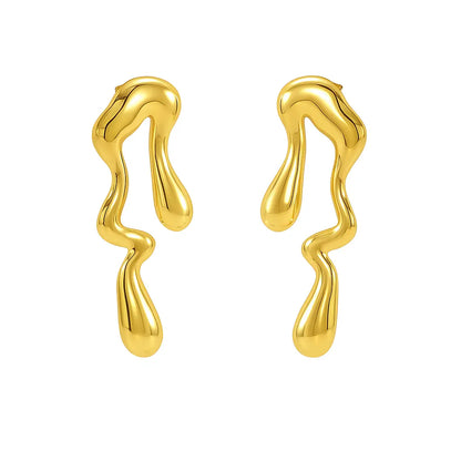 Bold Waterdrop Statement Earring-0