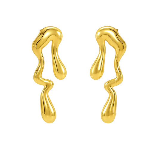 Bold Waterdrop Statement Earring-0