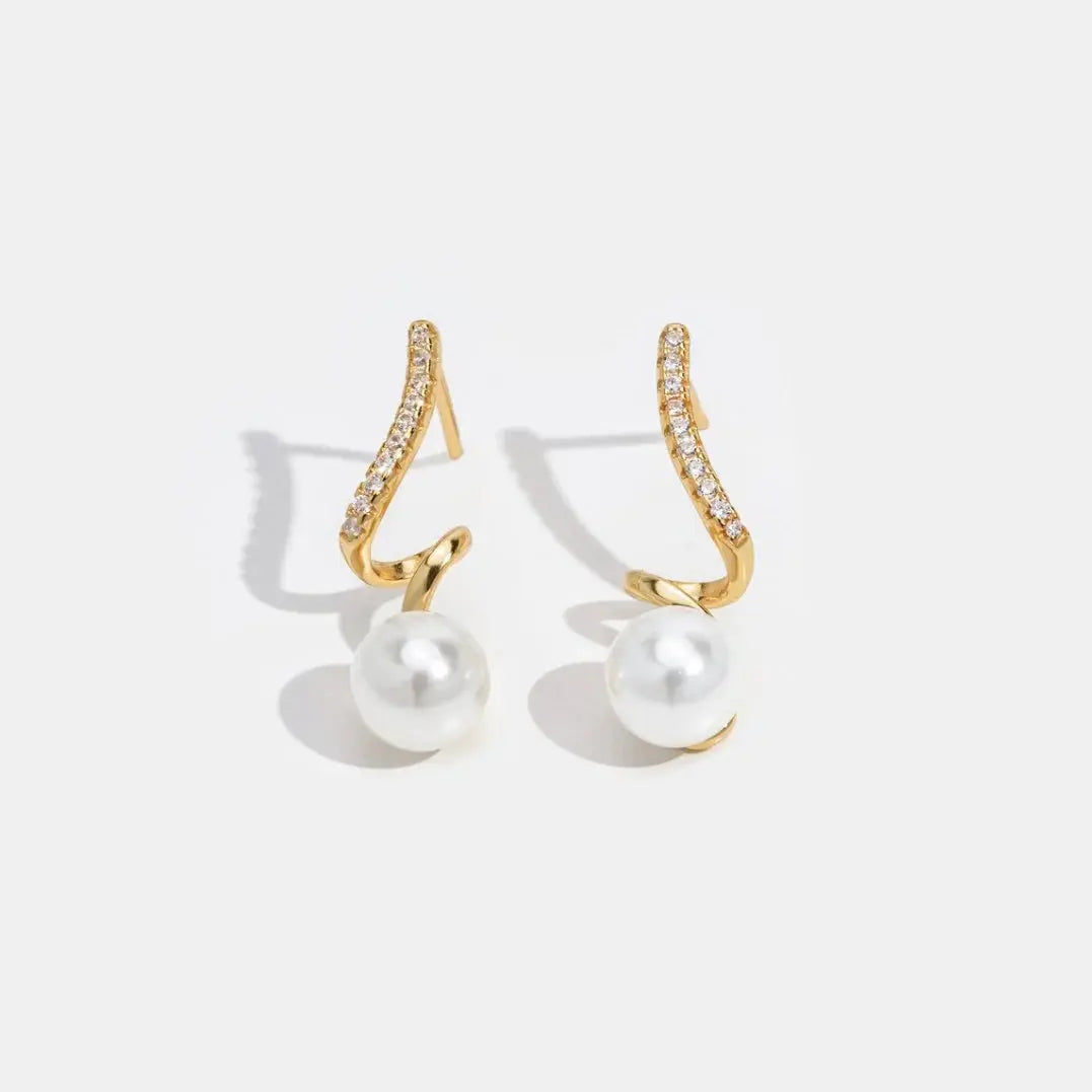 Pearl Wave Earring-3